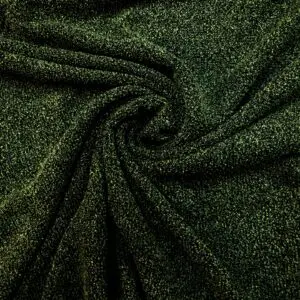 Jersey Fabric Melange Salt And Pepper Black/Khaki