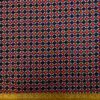 Jersey Fabric Knitted Look Alice In Wonderland Red Black