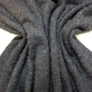 Jersey Fabric Soft Mohair Snuggly Woolly Feel Jersey Grey