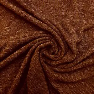 Jersey Fabric Soft Snuggly Woolly Rib Jersey Chocolate Brownie