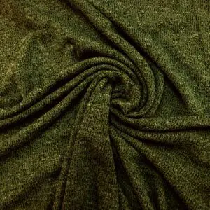 Jersey Fabric Soft Snuggly Woolly Rib Jersey Khaki Olive