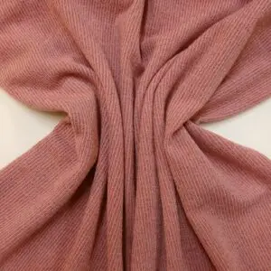 Jersey Fabric Soft Snuggly Woolly Rib Jersey Rose Pink