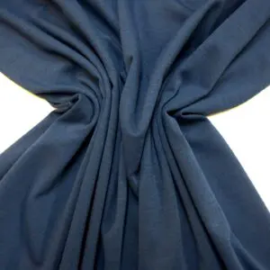 Jersey Fabric Ponte Roma Denim Blue