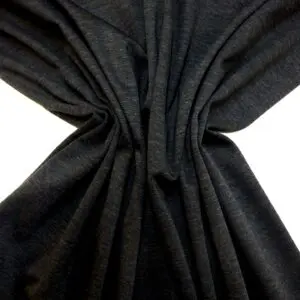 Jersey Fabric Ponte Roma Dark Marl Grey