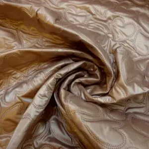 Quilting Fabric Shiny Bianca Hearts Blush Pink