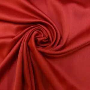 Crepe Backed Satin Fabric Dress Weight Sandringham Terracotta Rust