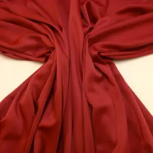 Crepe Backed Satin Fabric Dress Weight Sandringham Terracotta Rust