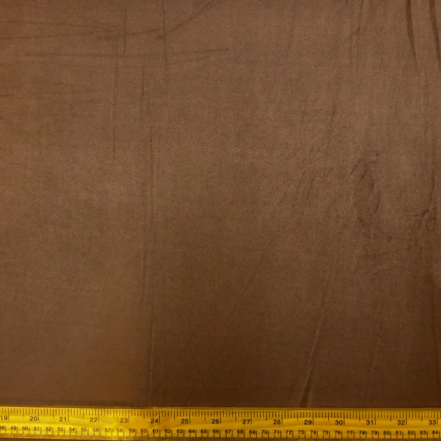 Suedette Fabric Shammy Suede Jersey Chocolate