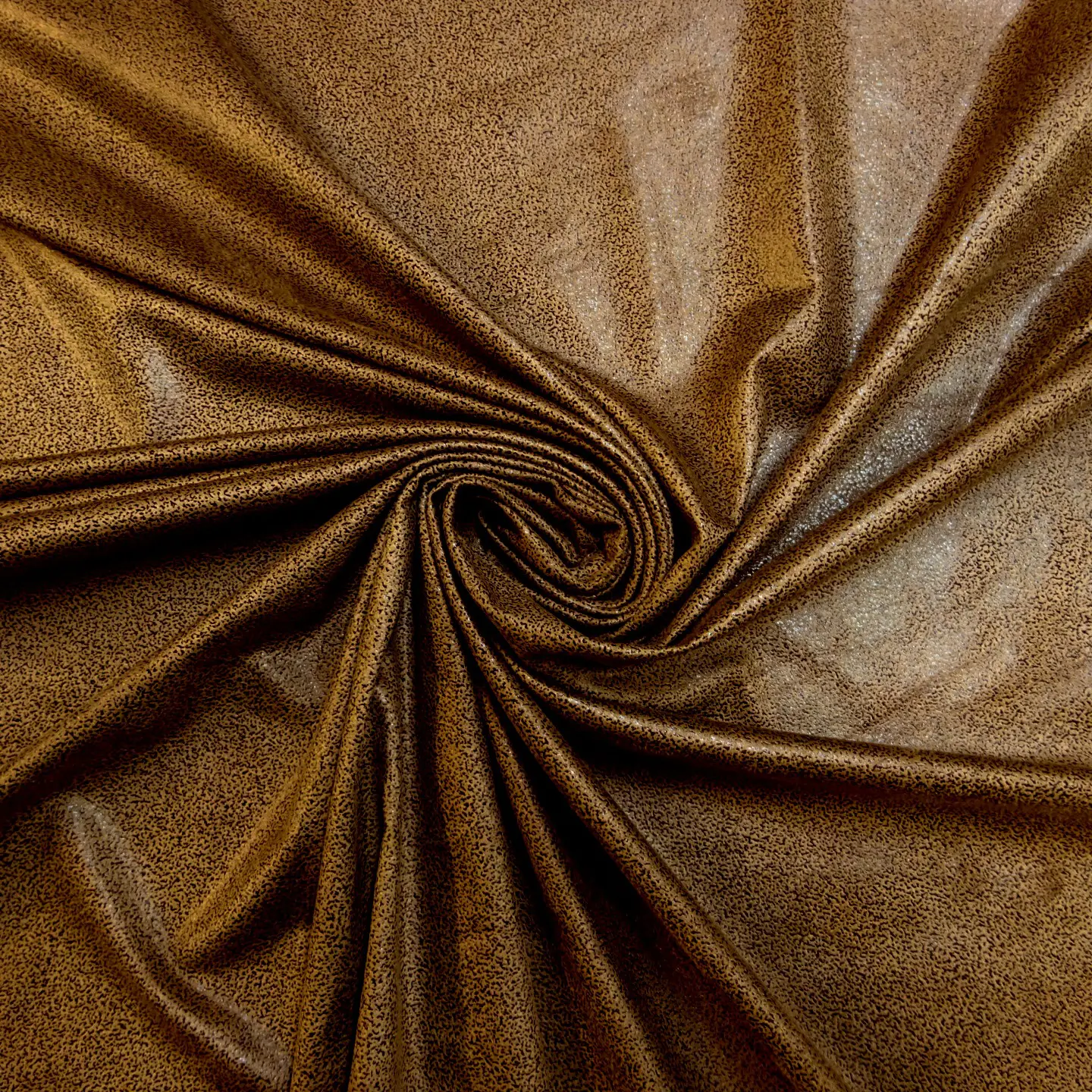 Suedette Fabric Suede Jersey Flecked Chocolate Brown
