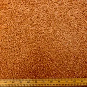 Bouclé Fabric Reversible Suedette Ginger