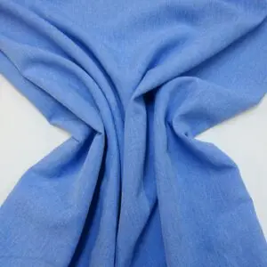 Suiting Fabric Marl Saxe Denim