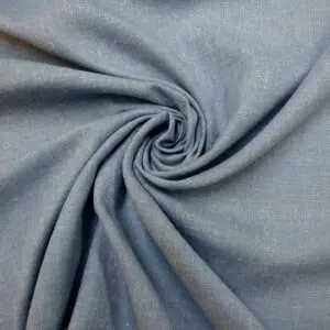 Suiting Fabric Linen Snow Drop Denim Blue