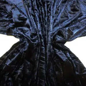 Velour Fabric Buttery Soft Navy