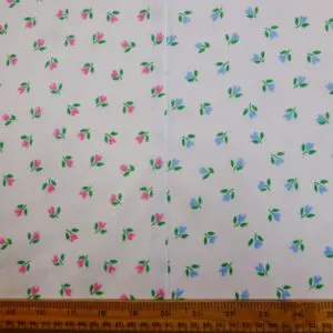 Polyester Cotton Fabric Floral Magnolia