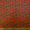 Christmas Polyester Cotton Fabric Classic Holly Red