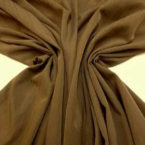 Suiting Fabric Self Stripe Toffee Beige