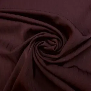 Suiting Fabric Self Stripe Deep Plum
