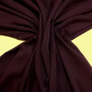 Suiting Fabric Self Stripe Aubergine