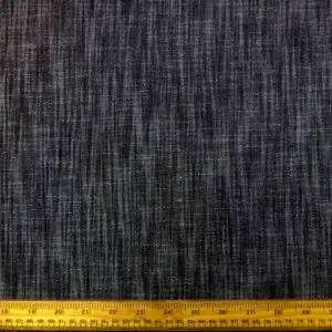 Denim Fabric Distressed Sawdust 220gsm Black