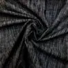 Denim Fabric Distressed Sawdust 220gsm Black