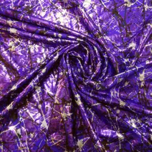 Lycra Fabric Storm Warrior Purple