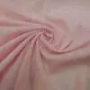 Cotton Fabric Crinkle Crush Intertwined Silver Foil Pink