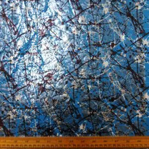 Lycra Fabric Storm Warrior Blue