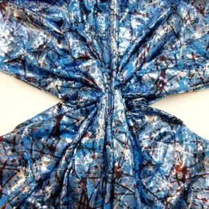 Lycra Fabric Storm Warrior Blue