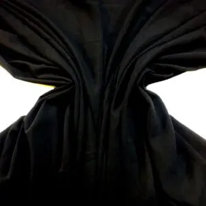 Crepe Fabric Fine Drapey Bubble Crepe Black