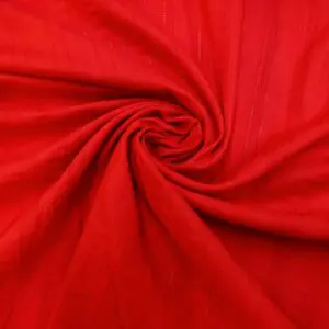 Cotton Fabric Twisted Chain Festive Red