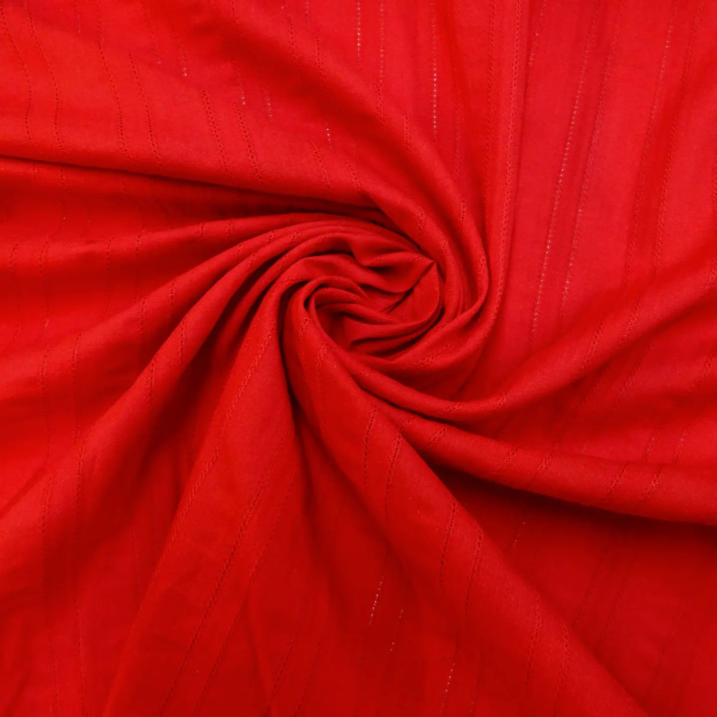 Cotton Fabric Twisted Chain Festive Red