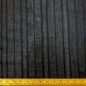 Cotton Fabric Lawn Twisted Chain Black