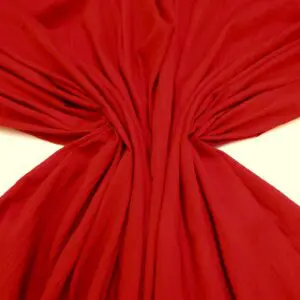 Cotton Fabric Twisted Chain Festive Red