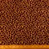 Polar Fleece Fabric Leopard Brown Rust
