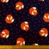 Polar Fleece Fabric Foxy Woxy Blue