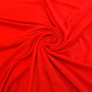 Plain Polar Fleece Fabric Polyester Red