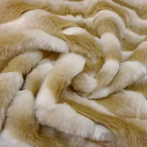 Faux Fur Fabric Thick Minky I Feel A Million Dollars Beige Ivory