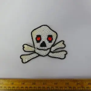 Skull & Crossbones Sequin Sew On Motif