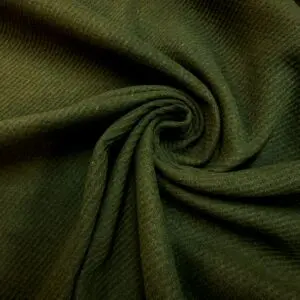 Coating Fabric Rib Look Olive