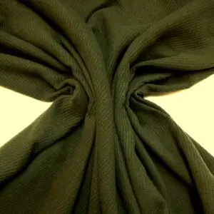 Coating Fabric Rib Look Olive