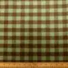 Jacketing Fabric Gladstone Checks Brown Sage