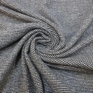 Jacketing Fabric Tweed So English Black Grey