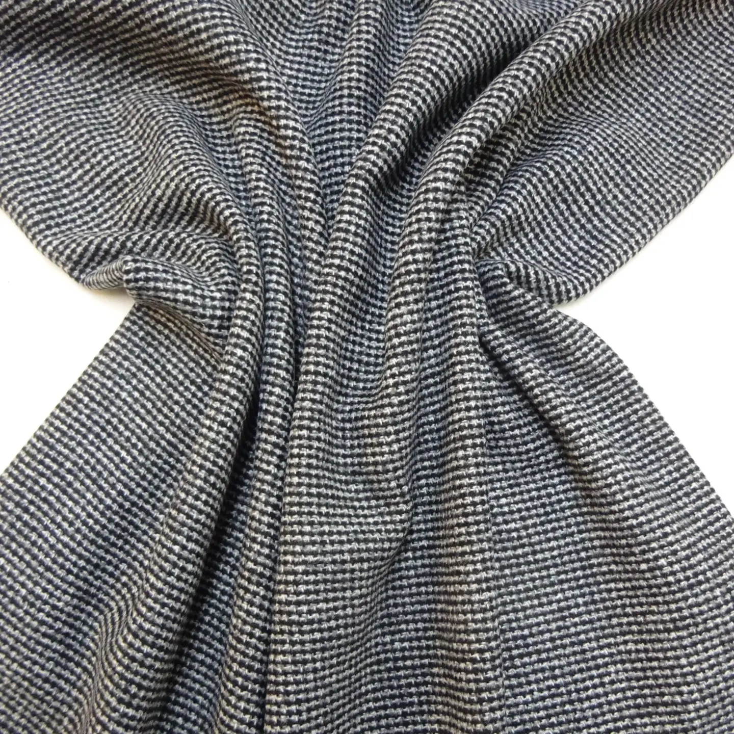 Jacketing Fabric Tweed So English Black Grey