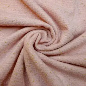 Suiting Fabric Bouclé Wool Mix Faux Balenciaga Pink
