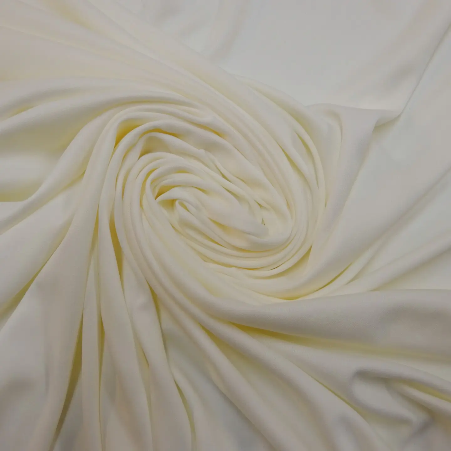 Jersey Fabric Polyester Silky Plain Ivory