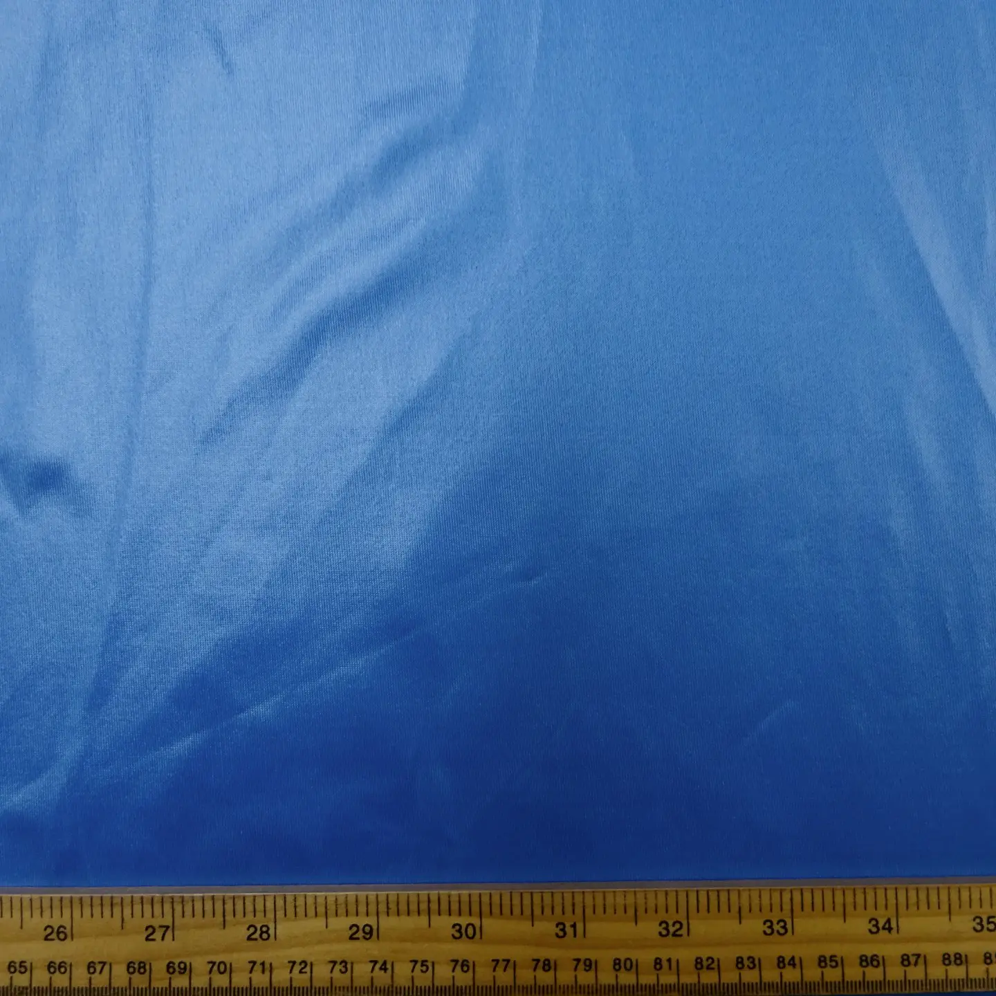 Lycra Fabric Plain Wet Look Botany Blue Dolphin