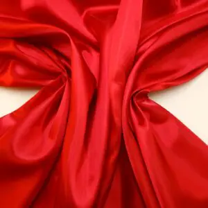 Silky Satin Fabric Code Berg Red