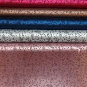 Satin Fabric Saucy Sally Rose