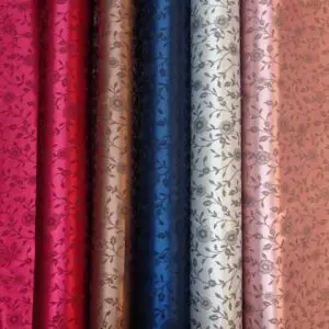 Satin Fabric Saucy Sally Rose