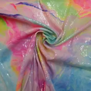 Sequin Fabric Clear Sequins On Soft Jersey Pastel Syrup